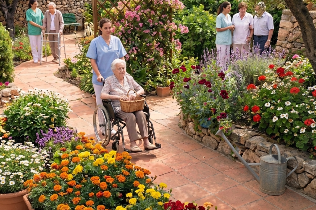 Jardín terapéutico hospital de avilés